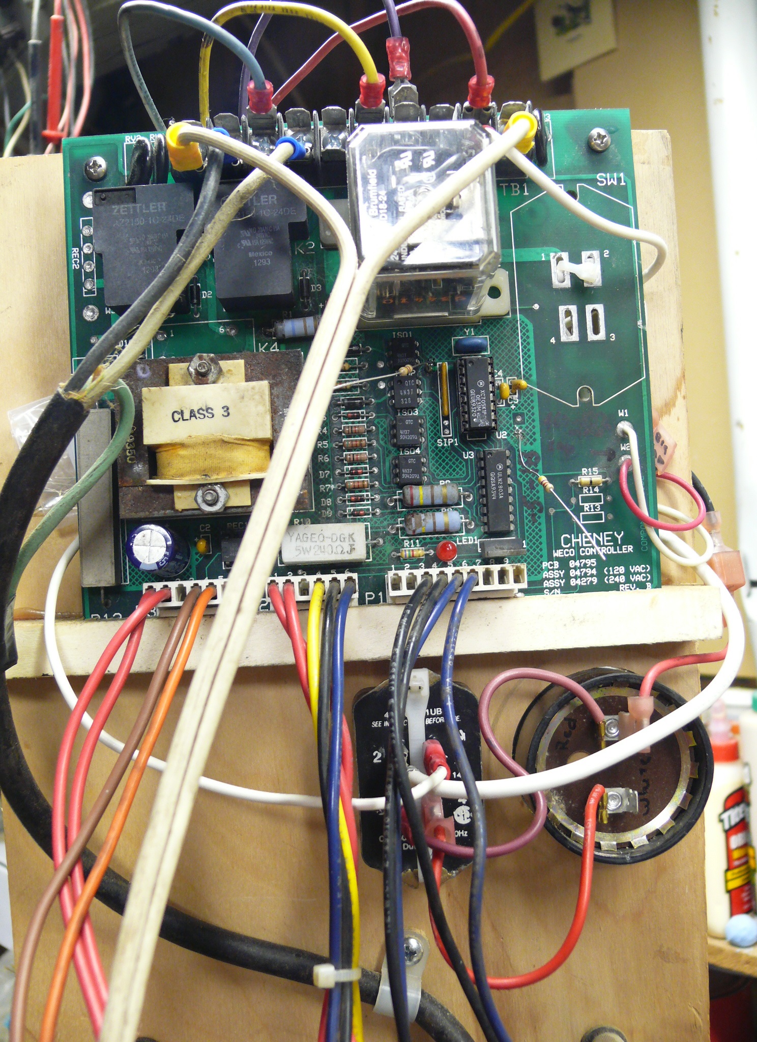 picture of the Cheney Liberty Lift II Wecolator Stair Chair test bed controller test board